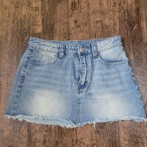 Shein Women's Petite Denim Mini Skirt